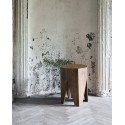 bout de canape design tabouret bois fonce manguier house doctor okta