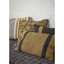 housse de coussin raphia naturel noir salon madam stoltz