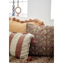 housse de coussin salon rayures lin naturel rouille madam stoltz