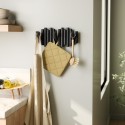 portemanteau mural umbra picket bois noir