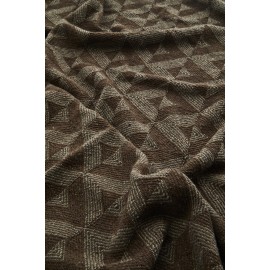 plaid brun marron chic coton recycle madam stoltz