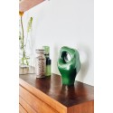 objet design decoratif sculpture ceramqiue verte hk living