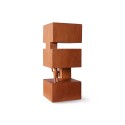 sculpture architecturale bois acajou hk living empowered