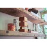 sculpture architecturale bois acajou hk living empowered