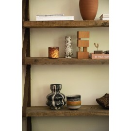 sculpture architecturale bois acajou hk living empowered