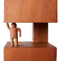 sculpture architecturale bois acajou hk living empowered sculpture architecturale bois acajou hk living empowered
