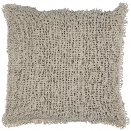 housse de coussin maille naturel coton beige ib laursen