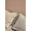 housse de coussin coton tissage maille rustique ecru ib laursen