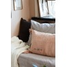 housse coussin maille coton tisse brun fonce ib laursen