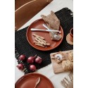 set de table textile jute noir naturel ib laursen