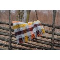 plaid chaud laine jaune multicolore motif carreaux klippan