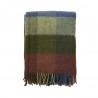 plaid a carreaux chaud doux vert klippan gotland multi