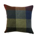 housse de coussin laine agneau a carreaux vert klippan Gotland multi