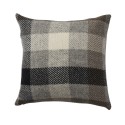 housse de coussina carreaux gris laine agneau klippan Gotland multi