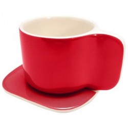 Ti sentou Kaffeebecher mit rotem Design