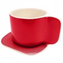 Tasse à café design rouge ti sentou