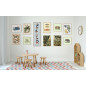 affiche dessin poissons ancien vintage the dybdahl