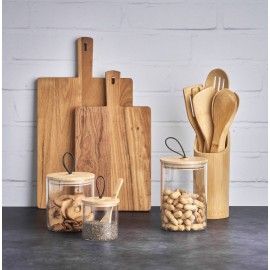 Ustensiles de cuisine bois bambou Zeller set de 7