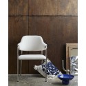 housse coussin blanc ecru bleu motif brode franges nordal ursa