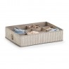 boite tissu rangement dressing 12 compartiments zeller