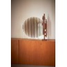 sculpture abstraite bois fonce brutalisme hk living skyline m