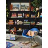 sculpture abstraite bois fonce brutalisme hk living skyline m