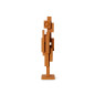sculpture abstraite bois orange hk living skyline s