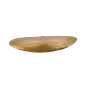 grand abat jour suspension feuille de metal dore laiton hdhatt
