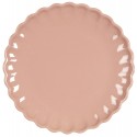 assiette plate campagne rose corail uni ib laursen mynte