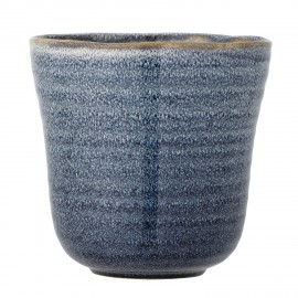 cache pot poterie bleu artisanal gres bloomingville heath