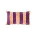 coussin de salon velours raye orange violet hk living midsummer