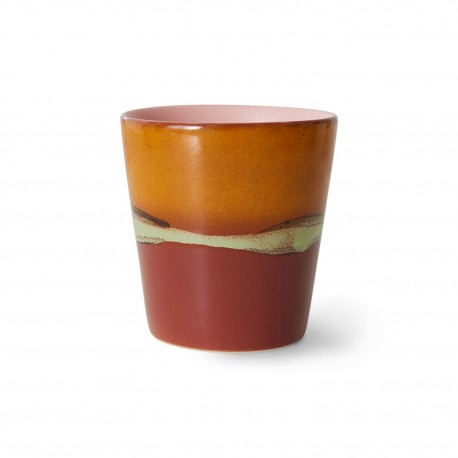 mug retro gres rouge hk living clay