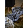 plaid chaud doux laine agneau gris fonce anthracite klippan vinga