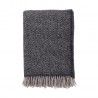 couverture laine agneau gris anthracite klippan stella