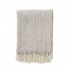plaid chic beige laine agneau klippan otis