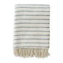 plaid chaud laine agneau bio blanc klippan craft