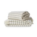 plaid chaud laine agneau bio blanc klippan craft