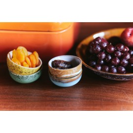 assiette creuse rustique gres hk living daybreak set 2