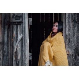 plaid chaud beige laine agneau klippan preppy