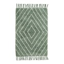 petit tapis coton vert tufte madam stoltz