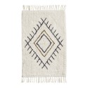 petit tapis blanc ecru tufte imprime madam stoltz