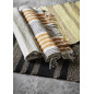 tapis de couloir noir raye jonc de mer madam stoltz tapis de couloir noir raye jonc de mer madam stoltz