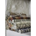 tapis de couloir noir raye jonc de mer madam stoltz