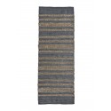 tapis de couloir gris rayures jonc de mer madam stoltz