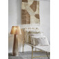 tapisserie murale tissee jute naturel beige madam stoltz