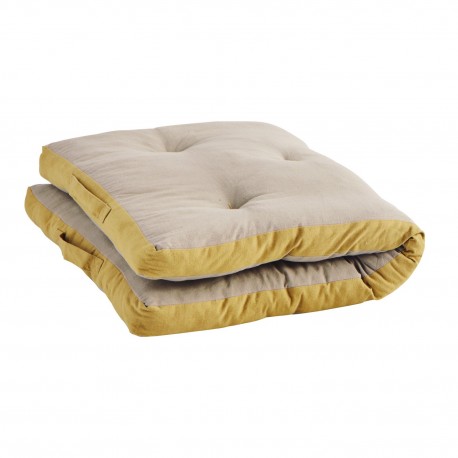 matelas de sol uni gris taupe madam stoltz