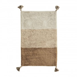 petit tapis tufte beige marron madam stoltz