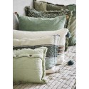 housse coussin uni vert coton lave madam stoltz