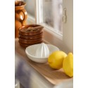 presse citron en porcelaine blanc ib laursen