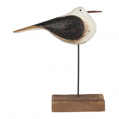 Oiseau en bois sculpté sur tige IB Laursen Nautico